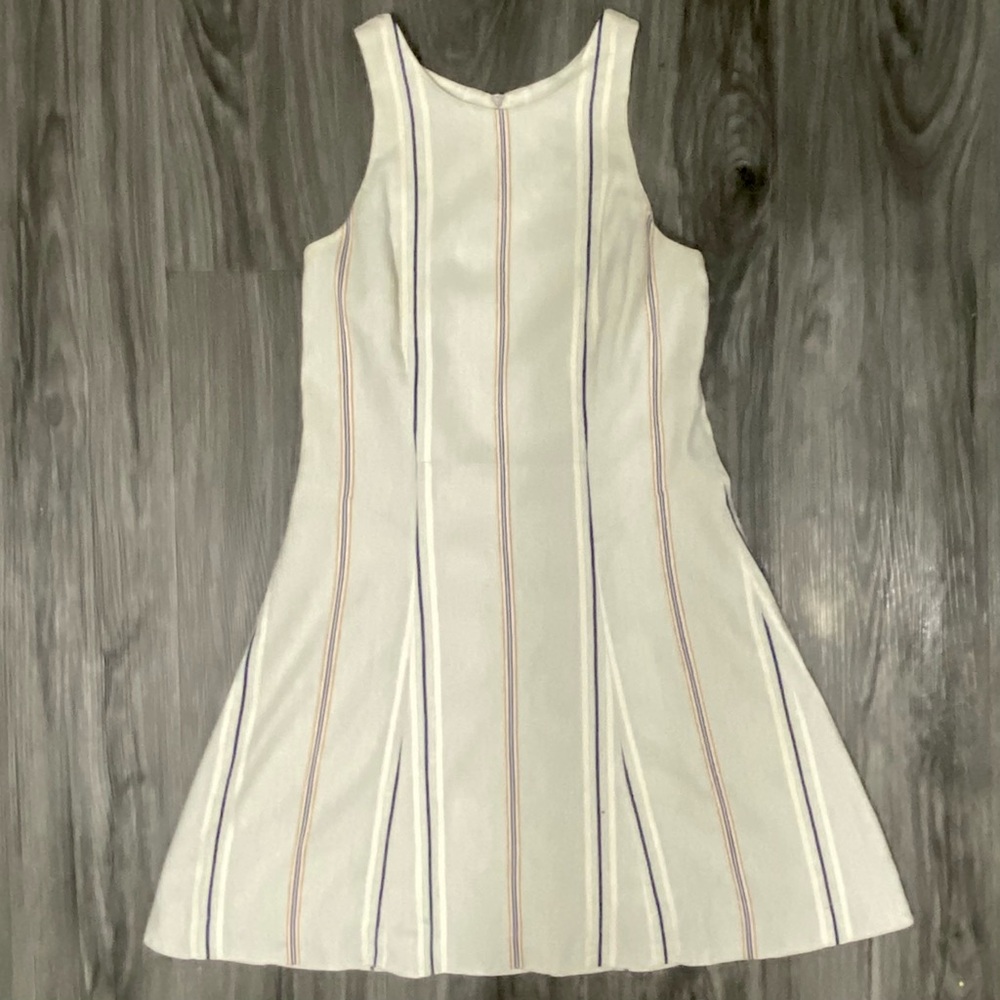Rag & Bone Adeline Fit Flare Striped Sleeveless Dress